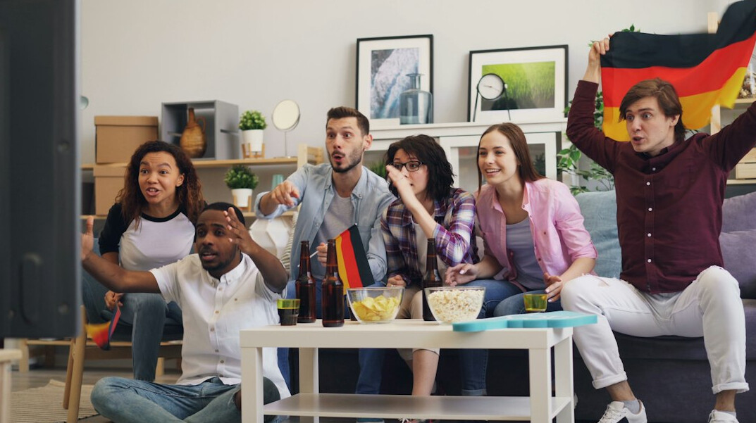 diverse people sharing stories